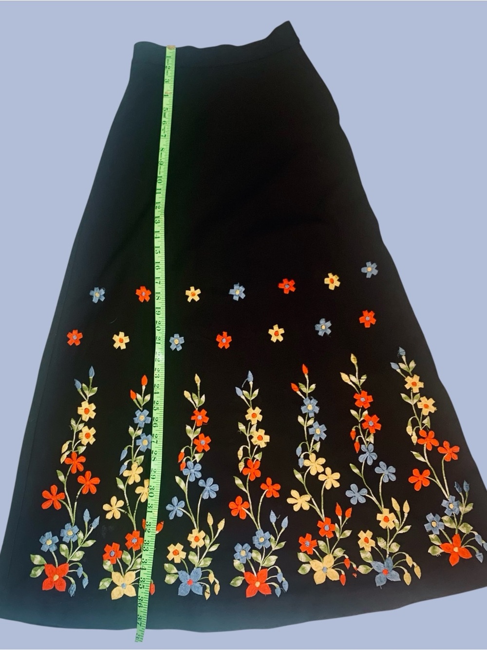 Black Mid-Century 2 Piece ‘Art to Wear’ Dressmaker Tel 26 Embroidered Suit - Picture 11 of 16
